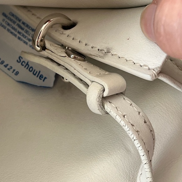 Proenza Schouler Small Fringe Lunch Box Bag White - Picture 7 of 13